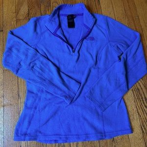 Periwinkle Fleece Northface quarterzip